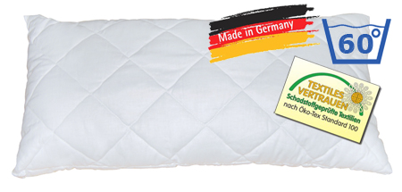 40x80 Synthetik/BW KISSEN gesteppt 60° -für kurze Zeit-
