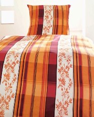 2tlg. Flanell Bettwäsche 135x200|80x80 \"Design 7438\"