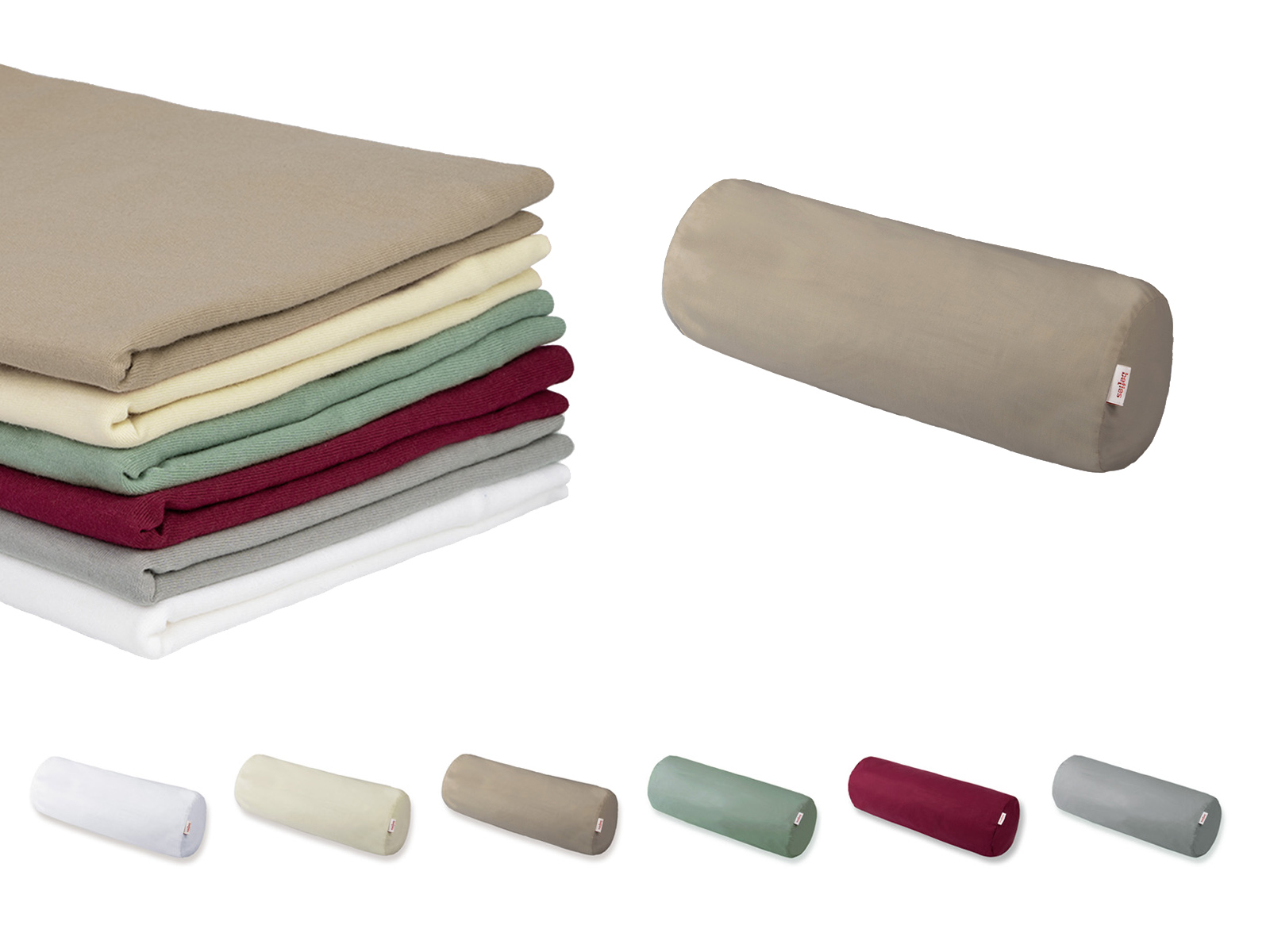 Nackenkissen-Bezüge 2er Pack – 43,2 X 10,2 Cm, Aus Weichem Flanell, Mit Reißverschluss, Waschbar